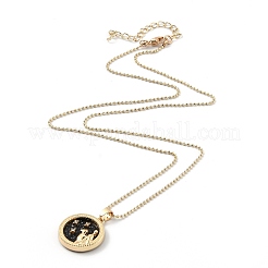 Alloy Rhinestone Pendant Necklaces&nbsp;NJEW-H306-A05-G