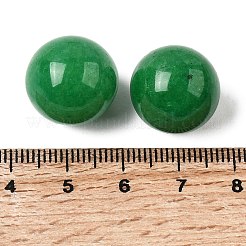ナチュラルマレーシアジェイドラウンドボールビーズ  宝石の球  穴なし/ドリルなし  16mm&nbsp;G-I174-16mm-10
