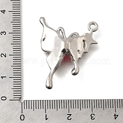 Alloy Glass Pendants&nbsp;FIND-D305-07P