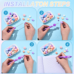 DIY Plastic Beadable Pens Making Kits&nbsp;DIY-YW0012-38