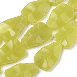 Natural Lemon Jade Beads Strands&nbsp;G-B051-B02-01