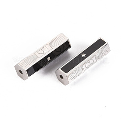 316 Surgical Stainless Steel Enamel Beads&nbsp;X-STAS-S116-275P