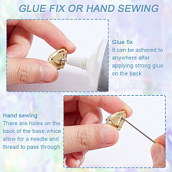 24Pcs 12 Colors Teardrop Sew on Rhinestone&nbsp;DIY-GA0005-17