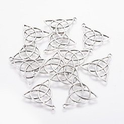Tibetan Style Alloy Pendants&nbsp;TIBEP-19367-AS-NR
