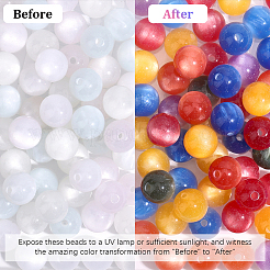Transparent Resin UV Reactive Beads&nbsp;RESI-PA0001-39C