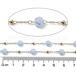 Ion Plating(IP) 304 Stainless Steel Handmade Beaded Chain&nbsp;CHS-K019-03G-05