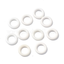 ナチュラルホワイトアゲートドーナツチャーム  15x3mm  穴：9.5mm&nbsp;G-C247-06E