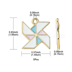 Alloy Enamel Pendants&nbsp;ENAM-YW0002-19