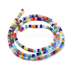 Imitation Jade Glass Beads Strands&nbsp;GLAA-E415-02