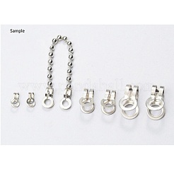 Tarnish Resistant 304 Stainless Steel Ball Chain Connectors&nbsp;X-STAS-R089-07