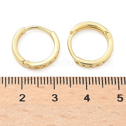 Heart Brass Hoop Earrings&nbsp;EJEW-Z102-21G