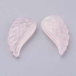 Natural Rose Quartz Pendants&nbsp;X-G-E435-B-17