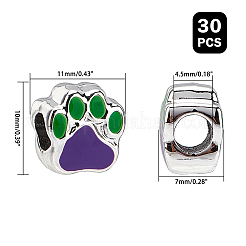 Alloy Enamel European Beads&nbsp;ENAM-PH0001-37