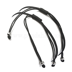Friendship & Valentine's Day Theme Stainless Steel Interlocking Love Heart Link Bracelets Sets&nbsp;BJEW-JB09543