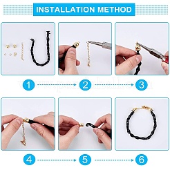 Brass Cord Ends&nbsp;KK-M140-01G-RS