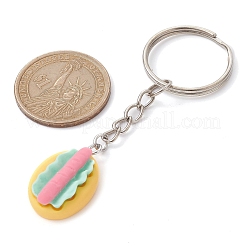 Bear/Cat/Food/Cloud Resin Keychain&nbsp;KEYC-JKC00650