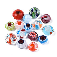 Handmade Millefiori Lampwork Beads&nbsp;LAMP-N029-002