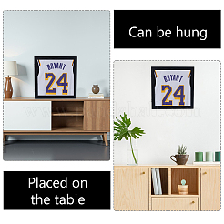 1Pc Wood T Shirt Display Cases with Visible Window Lid&nbsp;ODIS-DC0001-16