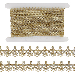 5ヤードのポリエステルレーストリムリボン  花  服飾材料  アーチ  3/4インチ（18mm）  5ヤード/セット&nbsp;OCOR-GF00005-12C