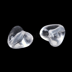 透明なアクリルビーズ  ハート  ミックスカラー  9.5x10.5x6.5mm  穴：1.8mm  約222個/100g&nbsp;X-TACR-U008-05A