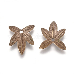 Autumn Theme Brass Filigree Pendants&nbsp;KK-G368-06AB