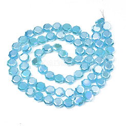 Electroplate Glass Beads Strands&nbsp;EGLA-N002-27-E03