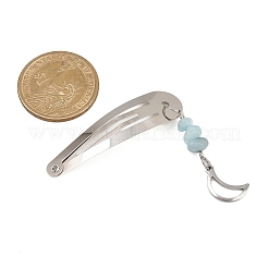 6Pcs 6 Styles Iron Snap Hair Clips&nbsp;PHAR-JH00142