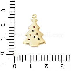 Brass Micro Pave Cubic Zirconia Pendants&nbsp;LS-KK-I380-01G