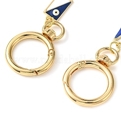 Alloy Evil Eye Enamel Link Bag Extender Chains&nbsp;AJEW-BA00132-01