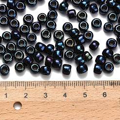 トーホー 3/0ラウンドビーズ  日本製シードビーズ  （メタリックブルーアイリス82)個  5mm  穴：1.5mm  約60個/10g&nbsp;X-SEED-TR03-0082