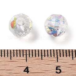Electroplate Round Glass Beads&nbsp;EGLA-A043-01-AB02