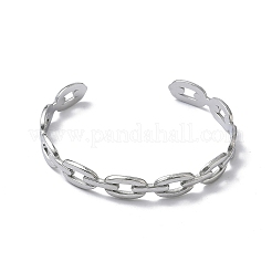 304 Stainless Steel Cuff Bangles&nbsp;BJEW-A160-01P