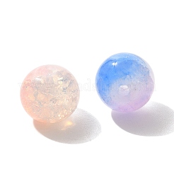 混合スタイルのガラスビーズ  ラウンド  ミックスカラー  8~10mm&nbsp;GLAA-XCP0012-02F