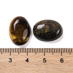 天然石タイガーアイカボション  オーバル  17.5~18x12.5~13x6~6.5mm&nbsp;G-B085-06E-04