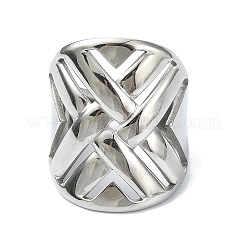 304 Stainless Steel Cuff Rings&nbsp;RJEW-M019-03P