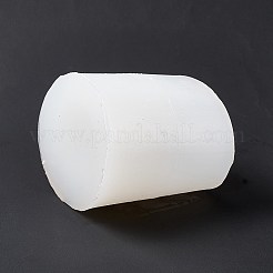 DIY 2 層ストライプ ピラー キャンドル シリコン型  3 d の円筒形の背の高いローマの柱の金型  香りのよいキャンドル作りに  ホワイト  8x8.4cm  内径：6.6のCM&nbsp;SIMO-P001-01F