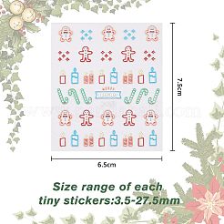 144Pcs 12 Styles Christmas Themed Alloy Cabochons&nbsp;MRMJ-FH0001-10G