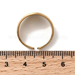 304 Stainless Steel Cuff Open Rings&nbsp;LS-RJEW-F199-02A-G