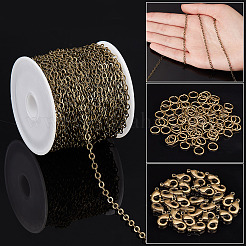 DIY 10M Brass Cable Chains&nbsp;DIY-SC0017-80