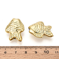 メッキアクリルビーズ  魚  黄金メッキ  26x19.5x9.5mm  穴：2.2mm&nbsp;SACR-T017-87
