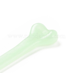 暗闇で光るプラスチック製の骨  ハロウィーンの怖い装飾  いたずら小道具  ターコイズ  96x16x8mm  穴：2mm&nbsp;LUMI-PW0001-161B