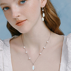 Opalite Double Terminal Pointed Pendants&nbsp;G-OC0004-05D