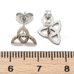 Non-Tarnish 304 Stainless Steel Stud Earrings&nbsp;EJEW-P235-01P