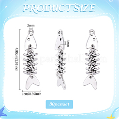 30Pcs Tibetan Style Alloy Pendants&nbsp;FIND-PH0038-18P