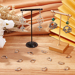 100Pcs 304 Stainless Steel Leverback Earring Findings&nbsp;STAS-BBC0001-55P