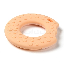 Donut Food Grade Eco-Friendly Silicone Focal Beads&nbsp;SIL-Q023-01C
