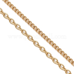 304 Stainless Steel Cable Chain Twisted Chain Slider Bracelet Making&nbsp;AJEW-JB01509-01