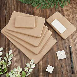 6個 6スタイル MDF 木製ボード  セラミック粘土乾燥ボード  セラミック作成ツール  長方形  バリーウッド  125~325x78~203x15mm  1個/スタイル&nbsp;DIY-BC0014-58