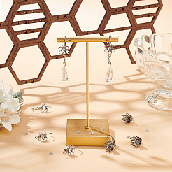 DIY Flower Leverback Earring Making Kits&nbsp;DIY-DC0001-48