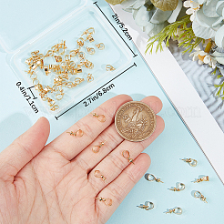 60Pcs Brass Cup Peg Bails&nbsp;KK-BBC0012-10